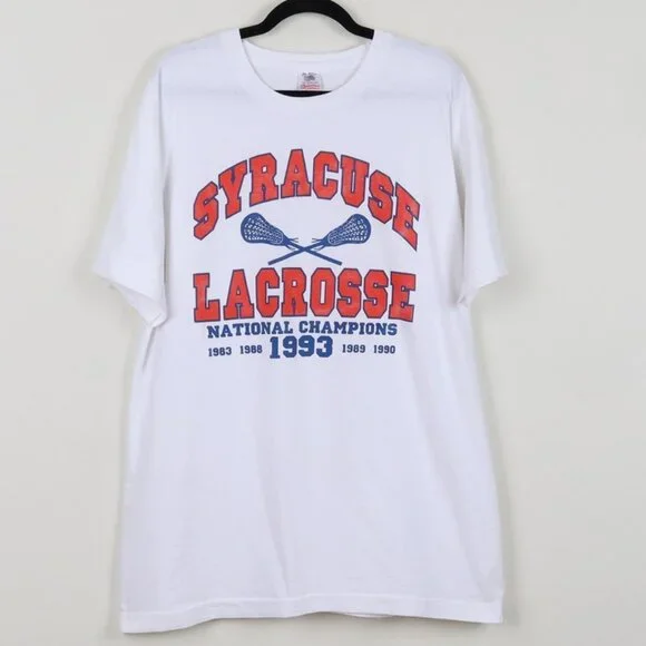 Tops | Vintage 9s Syracuse Lacrosse National Champions 1983 1993